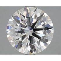Lab Created 3.30 Carat D-VVS1 Round Diamond Lab Created 3.30 Carat D-VVS1 Round Diamond