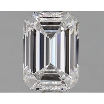 Lab Created 1.61 Carat D-VVS2 Emerald Cut Diamond