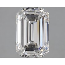Lab Created 2.71 Carat D-VVS2 Emerald Cut Diamond