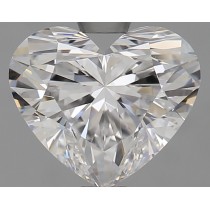 Lab Created 1.51 Carat D-VS1 Heart Shaped Diamond