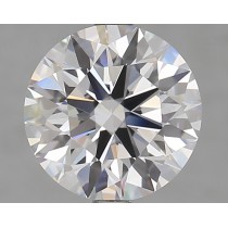 Lab Created 2.71 Carat D-VVS1 Round Diamond Certified By GIA