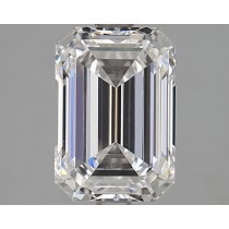 Lab Created 2.68 Carat D-VVS2 Emerald Cut Diamond Lab Created 2.68 Carat D-VVS2 Emerald Cut Diamond