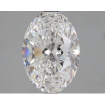 Lab Created 2.87 Carat D-IF Oval Diamond Lab Created 2.87 Carat D-IF Oval Diamond