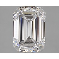 Lab Created 2.74 Carat D-VVS1 Emerald Cut Diamond Lab Created 2.74 Carat D-VVS1 Emerald Cut Diamond