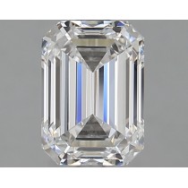 Lab Created 2.13 Carat D-VVS2 Emerald Cut Diamond Certified By GIA