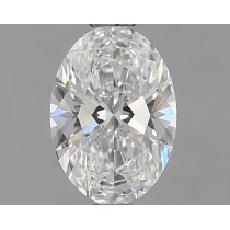 Lab Created 1.08 Carat D-VVS1 Oval Diamond