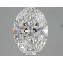 Lab Created 4.15 Carat D-VVS2 Oval Diamond