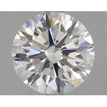 Lab Created 2.51 Carat D-VVS2 Round Diamond