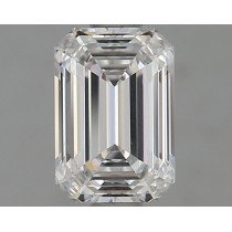 Lab Created 0.91 Carat D-VS1 Emerald Cut Diamond