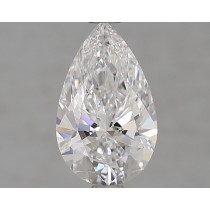 Lab Created 1.23 Carat D-VVS2 Pear Shaped Diamond