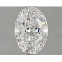 Lab Created 1.26 Carat D-VVS1 Oval Diamond
