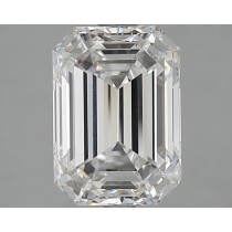Lab Created 2.92 Carat D-VVS1 Emerald Cut Diamond
