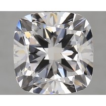 Lab Created 4.08 Carat D-VVS1 Cushion Cut Diamond