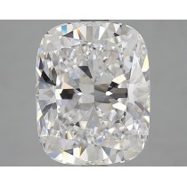 Lab Created 4.16 Carat D-VVS1 Cushion Cut Diamond