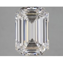 Lab Created 4.18 Carat E-VVS1 Emerald Cut Diamond