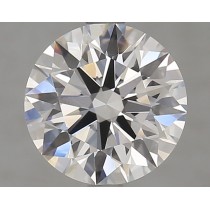 Lab Created 2.51 Carat D-VVS2 Round Diamond