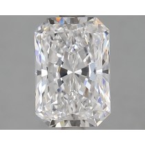 Lab Created 2.01 Carat D-VVS1 Radiant Cut Diamond Certified By GIA
