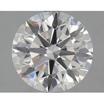 Lab Created 2.37 Carat D-VS1 Round Diamond