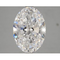 Lab Created 4.11 Carat D-VVS2 Oval Diamond