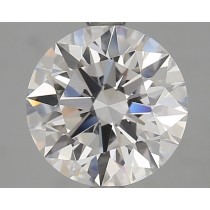 Lab Created 2.78 Carat D-VVS1 Round Diamond