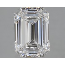 Lab Created 2.51 Carat D-VVS1 Emerald Cut Diamond