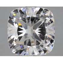 Lab Created 4.06 Carat D-VVS2 Cushion Cut Diamond