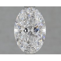 Lab Created 1.53 Carat D-VVS2 Oval Diamond