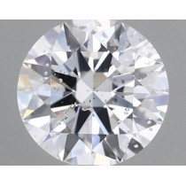 0.52 Carat D-I1 Round Natural Diamond
