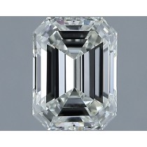 1.01 Carat H-VS1 Emerald Cut Natural Diamond Certified By IGI