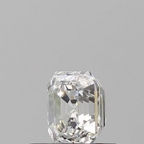 0.57 Carat I-VVS2 Asscher Cut Natural Diamond