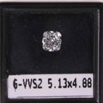0.72 Carat G-VVS2 Cushion Cut Natural Diamond 0.72 Carat G-VVS2 Cushion Cut Natural Diamond