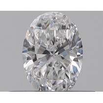 0.30 Carat D-SI1 Oval Natural Diamond