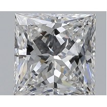 1.00 Carat F-VS2 Princess Cut Natural Diamond