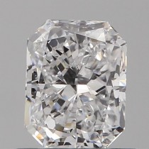 0.62 Carat D-VS2 Radiant Cut Natural Diamond