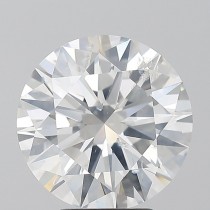 4.02 Carat F-I1 Round Natural Diamond