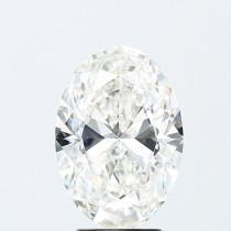 Lab Created 4.13 Carat G-VS1 Oval Diamond