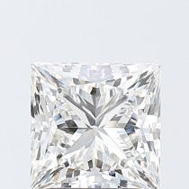 Lab Created 2.28 Carat G-VS1 Princess Cut Diamond