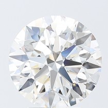 Lab Created 4.03 Carat G-VS1 Round Diamond Lab Created 4.03 Carat G-VS1 Round Diamond