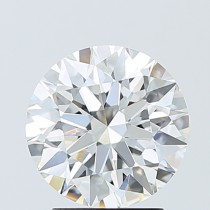 Lab Created 2.44 Carat F-VS1 Round Diamond