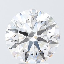 Lab Created 3.77 Carat F-VS1 Round Diamond