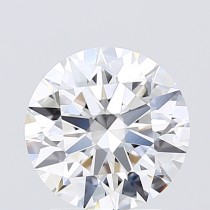Lab Created 2.24 Carat E-VS1 Round Diamond