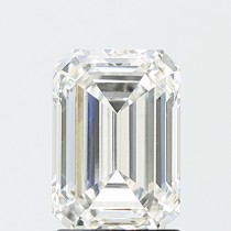 Lab Created 2.10 Carat G-VS1 Emerald Cut Diamond