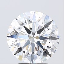 Lab Created 4.16 Carat F-VVS2 Round Diamond Lab Created 4.16 Carat F-VVS2 Round Diamond