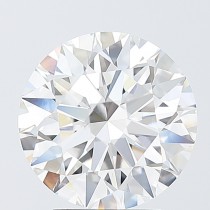Lab Created 3.38 Carat F-VS1 Round Diamond Lab Created 3.38 Carat F-VS1 Round Diamond