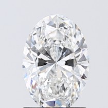 Lab Created 1.35 Carat E-VVS2 Oval Diamond