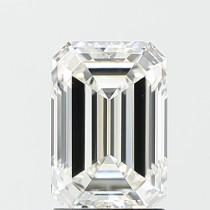 Lab Created 2.25 Carat G-VVS2 Emerald Cut Diamond