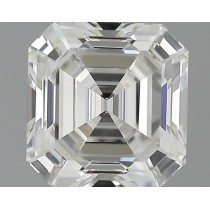 1.04 Carat H-VVS1 Asscher Cut Natural Diamond