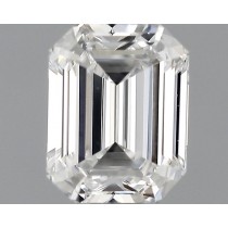 0.72 Carat D-VVS1 Emerald Cut Natural Diamond