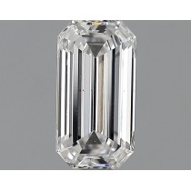 0.81 Carat E-VS2 Emerald Cut Natural Diamond