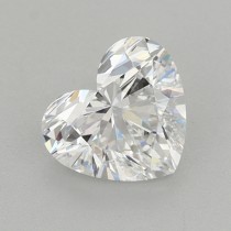 Lab Created 0.82 Carat E-VVS2 Heart Shaped Diamond